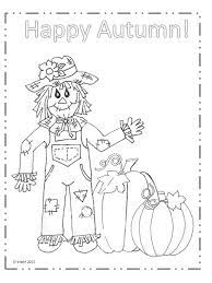 Happy Autumn Scarecrow Coloring Page Love My Big Happy Family Scarecrow Crafts Fall Coloring Pages Coloring Pages
