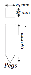 Pegs Used In Survey Surveying Peg Surveys