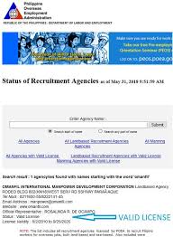 Sss ofw coverage program regular ofw coverage. Poea Accredited Agencies 3 Easy Ways To Check Online If Legit