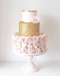 Blush Pink Gold 21st Rose Gold Birthday Cake Pink And Gold Ruffle Cake Gold Baby Shower Cake Rose Gold Cake Elegant Birthday Cakes