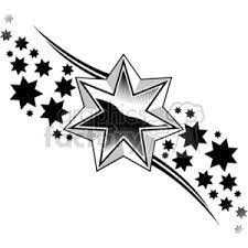 Stars Tattoo Design Clipart Royalty Free Image 377702 Star Tattoos Star Tattoo Designs Galaxy Tattoo