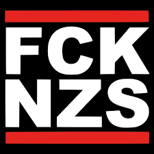 Logo in the style of run dmc and the antifa fck nzs design. Fck Nzs Sticker Pack 100 Stuck Aufkleber Stuff Diraction Org Dressed To Misbehave