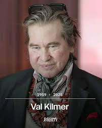 What terrible news. RIP Val Kilmer 🙏🙏🙏