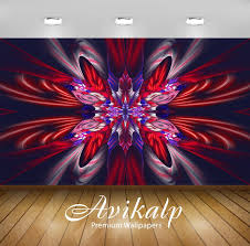 Avikalp Exclusive Awi3511 Schone Rote Und Blaue Fraktale Zusammenfassung Full Hd Wallpa In 2020 Fractals Abstract Red And Blue