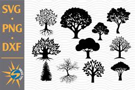 Tree Silhouettes Graphic By Svgstoreshop Creative Fabrica