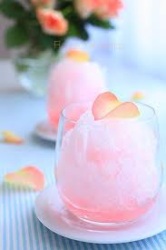 Rose Granita By Nadiya9 Rose Granita This Is My Next Attempt To Produce Some Food Out Of Roses I Used Rose Water Lime And Hone Yummy Drinks Drinks Granita