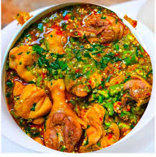 Okro Soup with Chicken