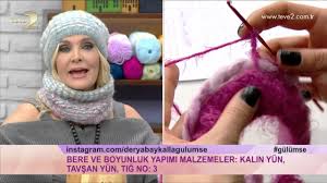 Derya Baykal La Gulumse Bere Ve Boyunluk Yapimi Youtube
