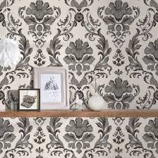 Barocktapeten mit ornamenten, unitapeten und streifen ergeben ein besonderes flair für ihre räume. A S Creation Papiertapete Concerto 3 Tapete Mit Ornamenten Barock Schwarz Weiss Wall Art De