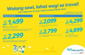 Cebu Pacific Promo 2017 Cebu Pacific Philippines Destinations Cebu