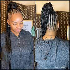 Small Feed In Ponytail Feed In Ponytail Braids For Black Hair Braids