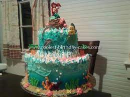 Coolest 2 Tier Ariel Cake Ariel Cake Cake Little Mermaid Cakes