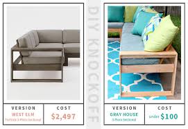 What better seating than an outdoor sectional couch?! Diy Outdoor Sectional Gray House Studio