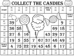 The concept is keeping the answer positive after the subtraction and for that we need to borrow from the digit on the left hand side. Roll Dice Two Digit Subtraction Worksheets Teaching Resources Tpt