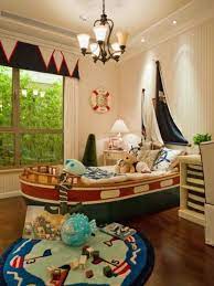 Children's and kids' room design ideas, whatever the room size, budget and fuss levels you're dealing with! Nautical Themed Children Bedroom Love The Sail Headboard Childrens Bedrooms Big Kid Bedroom Awesome Bedrooms