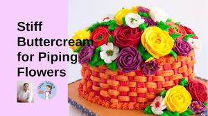 Best Buttercream Frosting For Piping Buttercream Flowers Youtube