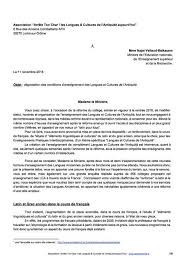 Maybe you would like to learn more about one of these? Lettre Ministre De L Education Nationale Paperblog