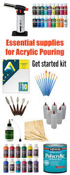 All The Equipment You Need As A Beginner To Start Acrylic Pour Painting And Why You Need It Acrylic Pouring Art Pouring Painting Acrylic Pouring