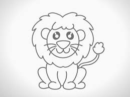Add a smooth guideline for his tail. How To Draw A Lion With Pictures Wikihow