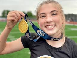 Quaker Valley's Nora Johns wins state gold in 1st year running 300 hurdles 