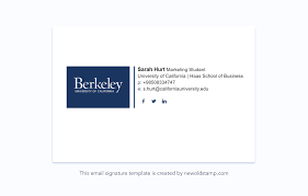That will make it easy for hiring managers to get in touch with you. Email Signatures For University College And School Students Newoldstamp