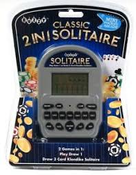 The game's layout consists of three different parts: Buzzy Classic 2 In 1 Solitaire Mini Pocket Arcade Play Draw 1 Or Draw 3 Klondike 841437133288 Ebay
