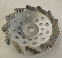7" Zigzag Segments Diamond Grinding Cup Zed Wheels for Concrete Floor