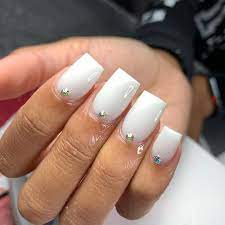 In Need Of Beautiful Nails Design That Will Impress Start Now In 2020 Short Square Acrylic Nails Square Acrylic Nails White Acrylic Nails