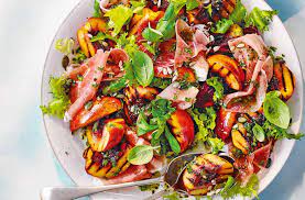 Griddled Nectarine And Ham Salad Recipe Tesco Real Food Recipe Ham Salad Recipes Ham Salad Salad Recipes