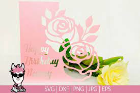 Download Happy Birthday Nanny Card Svg Floral Card Svg For Grandma