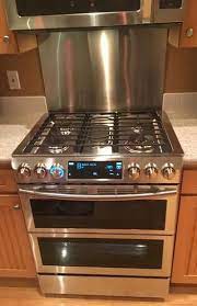 4.5 out of 5 stars 621. Samsung Flex Duo 5 8 Cu Ft Slide In Double Oven Gas Range With Self Cleaning Convection Oven In Stainles Gas Range Double Oven Gas Stoves Kitchen Double Oven