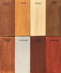 The colors shown are for reference purposes only. Wet Wood Tung Linseed Oil Stain Semi Transparent Resist Uv Mold Water
