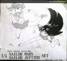 Sailor Mars & Sailor Jupiter set, Hobby Base Retppu (199x)