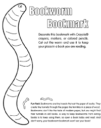 Maybe you would like to learn more about one of these? Bookworm Bookmark Coloring Page Crayola Com