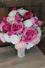 Home wedding party wedding bouquets 35 bling bling brooch wedding bouquets from etsy. Wedding Bouquet Bling In Silk Flowers Part 2 Silk Wedding Flowers And Bouquets Online Love Is Blooming