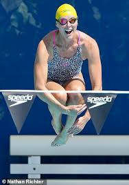 She's still got it! Olympic swimming great Susie O'Neill shows off her fit  figure at local pool