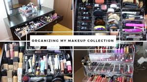 organizing my entire makeup collection