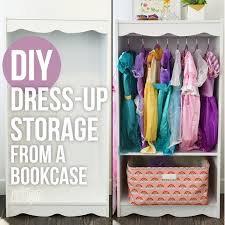 Creating simple crafts, diy, recipes and more. Diy Dress Up Storage Bookcase Hack The Diy Mommy