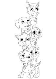 Paw patrol weihnachten everest und skye machen einen schneemann welpe liebt sauberkeit paw patrol valentinstag rubble paw patrol tracker reitet, um dinosaurier zu retten rubble skye und marschall mighty pups marshall rollt die rutsche hinunter Paw Patrol Coloring Pages 120 Pictures Free Printable