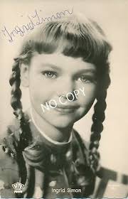 100% Original Autogramm Autograph Karte handsigniert Ingrid Simon E1.24