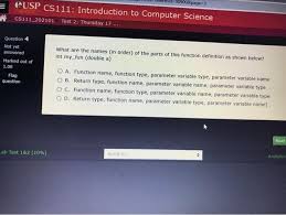 Access the answers to hundreds of popular computer science questions that are explained in a way that's easy. Solved Cusp Cs111 Introduction To Computer Science 90 Chegg Com