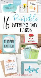 Browse from fun designs, personalize & print from home today! 16 Printable Father S Day Cards The Yellow Birdhouse