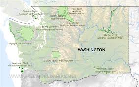 The columbia river gorge commission data, information, and maps are provided as is without warranty or any representation of accuracy, timeliness or completeness. Physical Map Of Washington