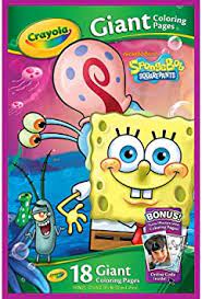 Kids will love decorating these imaginative and silly seafaring coloring pages with included stickers, and sharing them with friends. Crayola Giant Coloring Pages Spongebob Squarepants By Crayola Amazon De Spielzeug
