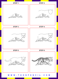 Leave space on the bottom for a fin right behind the mouth. Step By Step How To Draw A Tiger Novocom Top