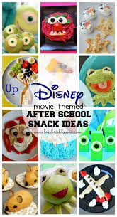 Disney Movie Themed After School Snack Ideas Brie Brie Blooms Disney Themed Food Disney Inspired Food School Snacks