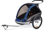 Tempo Deluxe Bike Trailer, Blue Raleigh