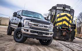 Download Wallpapers Ford F 250 Super Duty 2018 Cars Truck Suvs Usa Train Ford Besthqwallpapers Com Ford Trucks F150 Ford Trucks Ford Super Duty