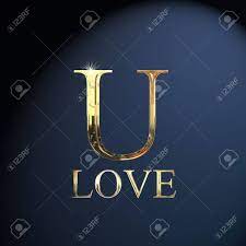 Sometimes you get a lot of word examples to teach your children about the sound and spellings. Gold Alphabet Letter U Word Love On A Blue Background Stock Photo Picture And Royalty Free Imag Name Wallpaper Lettering Alphabet Blur Background In Photoshop