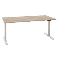 Schreibtisch harry sonoma eiche nachbildung ca. Vito Schreibtisch Web 175 Cm Hohenverstellbar Sonoma Eiche Nachbildung Metall Weiss